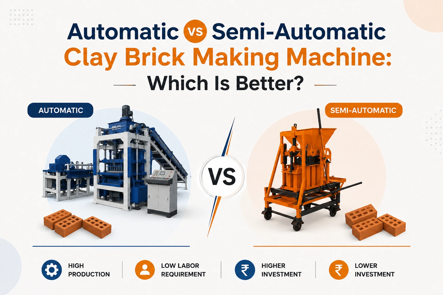 Automatic vs Semi-Automatic Clay Brick Making Machine Which Is Better