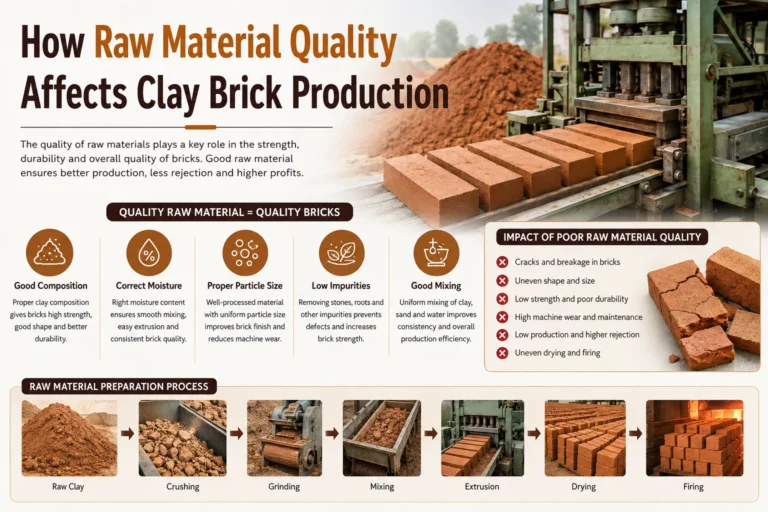 How Raw Material Quality Affects Clay Brick Production
